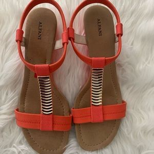 Alfani Wedge Sandals Vacayorg Sunstone